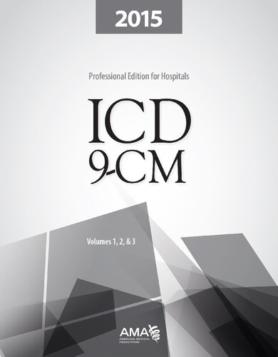 2015 Icd9cm For Hospitals Volumes 1 2 3 Professional Edition Carol J Buck