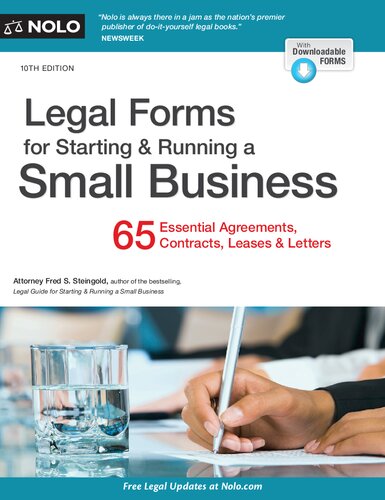 Legal Forms For Starting Running A Small Business Tenth Steingold Attorney
