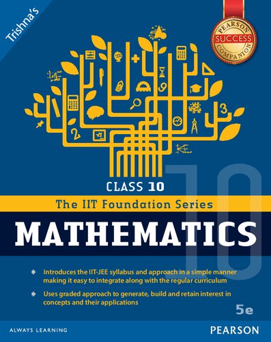 Foundation Series Of Mathematics Class10 5th Edition Trishna Knowledge Systems