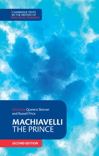 Machiavelli The Prince 2nd Edition Niccol Machiavelli Quentin Skinner