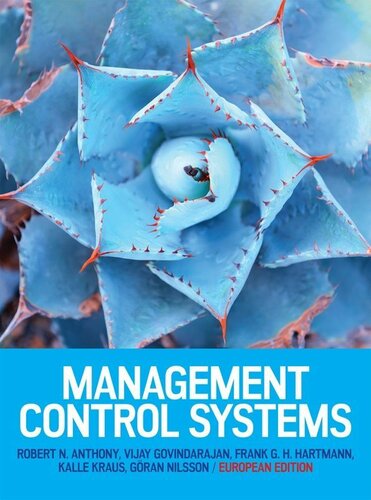 Management Control Systems Robert Anthony Vijay Govindarajan