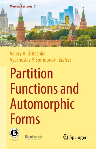 Partition Functions And Automorphic Forms 1st Edition Gritsenko