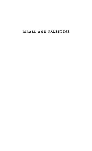 Israel And Palestine Reappraisals Revisions Refutations First Edition 1st Printing Avi Shlaim