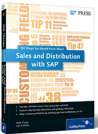Sales And Distribution With Sap 1st Edition Matt Chudy Luis Castedo