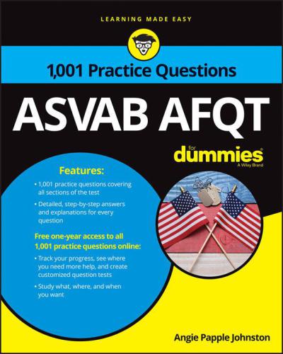 1001 Asvab Afqt Practice Questions For Dummies Johnston Angie Papple