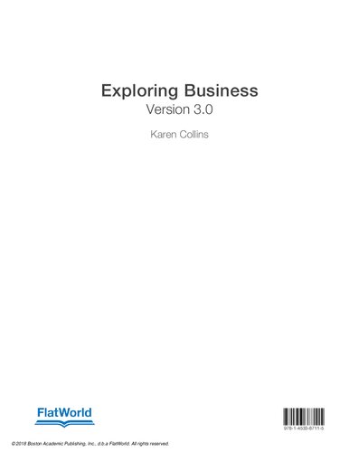 Exploring Business Version 30 Karen Collins