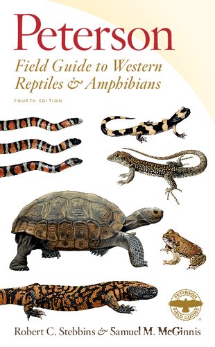 Peterson Field Guide To Western Reptiles Amphibians Fourth Robert C Stebbins
