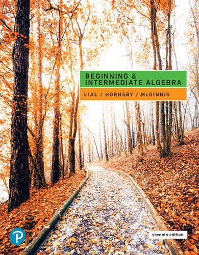 Beginning And Intermediate Algebra 7th Edition 7th Edition Margaret L Lial