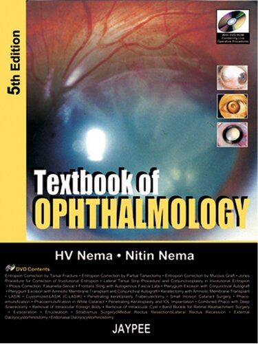 Textbook Of Ophthalmology 5th Edition Hv Nema Nitin Nema