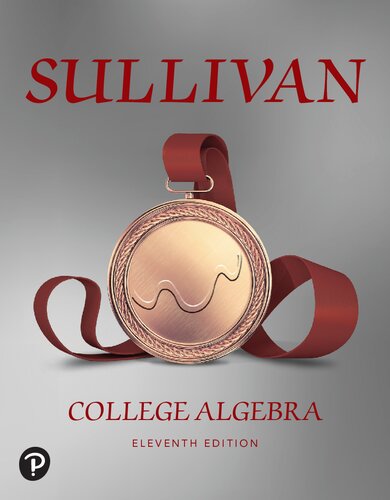College Algebra 11th Edition 11th Edition Michael Sullivan