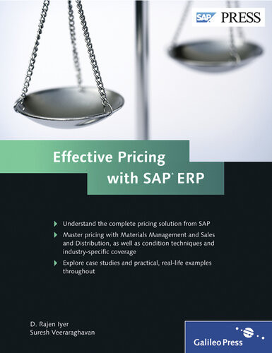 Effective Pricing With Sap Erp 1st Edition D Rajen Iyer Suresh Veeraraghavan