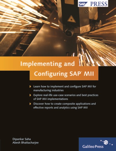 Implementing And Configuring Sap Mii Dipankar Saha Abesh Bhattacharjee Dipankar Saha