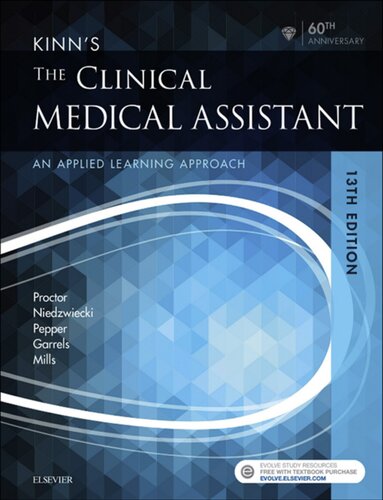 Kinns The Clinical Medical Assistant An Applied Learning Approach 13th Edition Deborah B Proctor