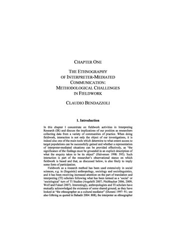 Addressing Methodological Challenges In Interpreting Studies Research Claudio Bendazzoli