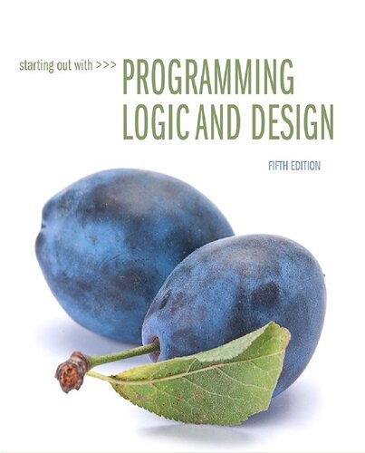 Starting Out With Programming Logic And Design 5th Edition 5th Edition Tony Gaddis