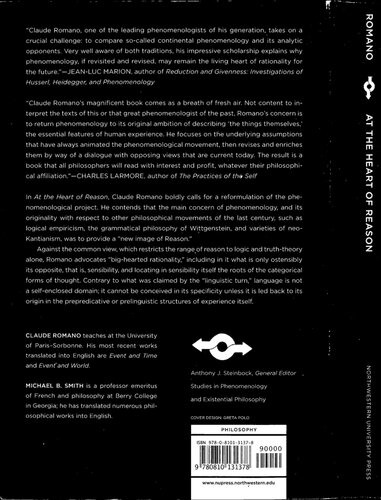 At The Heart Of Reason Claude Romano Anthony J Steinbock Editor