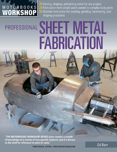 Professional Sheet Metal Fabrication Motorbooks Workshop Ed Barr