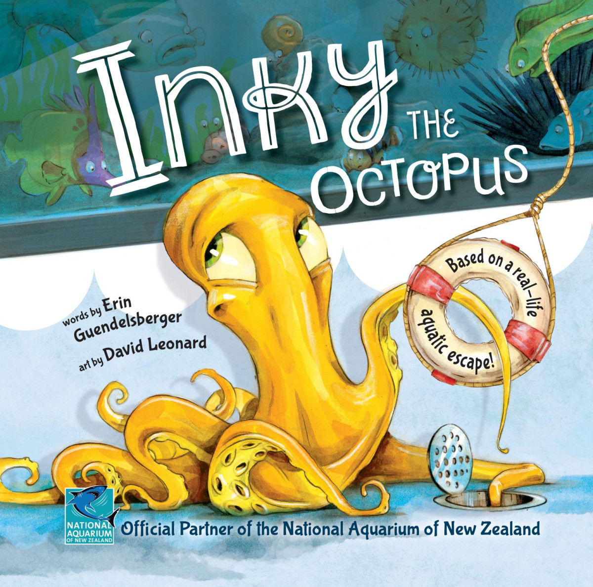 Inky The Octopus Based On A Reallife Aquatic Escape Erin Guendelsberger David Leonard