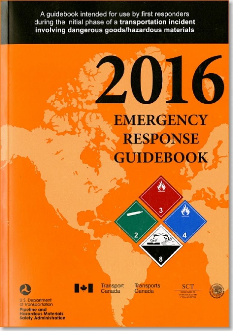 Emergency Response Guidebook 2016 2016th Edition Transport Canada