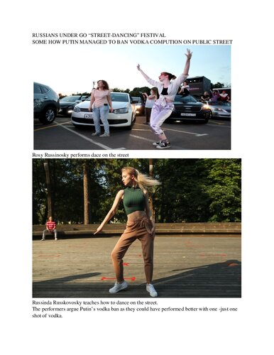 Russian Art Of Street Dancing 2020th Edition Russinda Russinosky