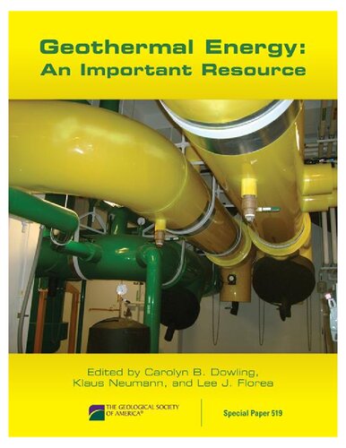 Geothermal Energy An Important Resource Gordon R Osinski David A Kring