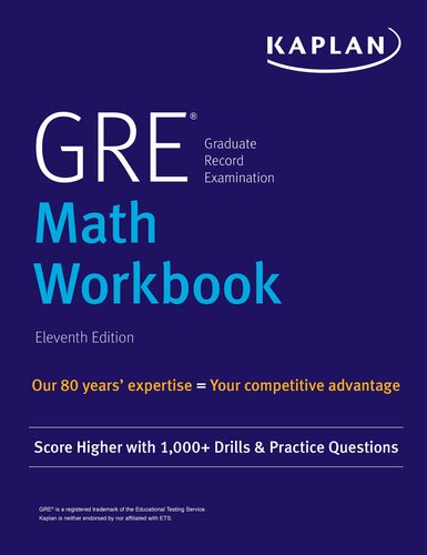 Gre Math Workbook 11th Edition Kaplan Publishing