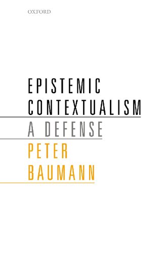 Epistemic Contextualism A Defense Peter Baumann
