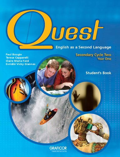 Quest English As A Second Language Secondary Cycle Two Students Book Paul Bougie