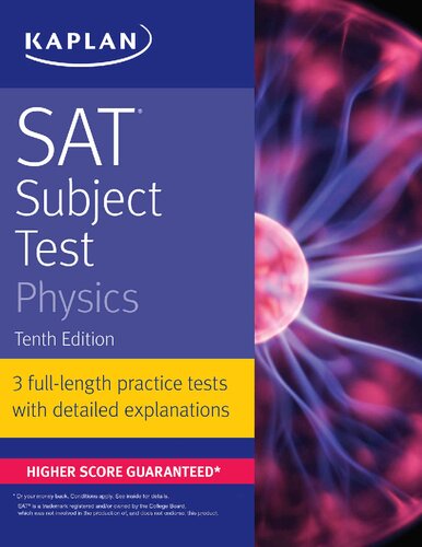 Sat Subject Test Physics Kaplan Test Prep Tenth Kaplan Test Prep