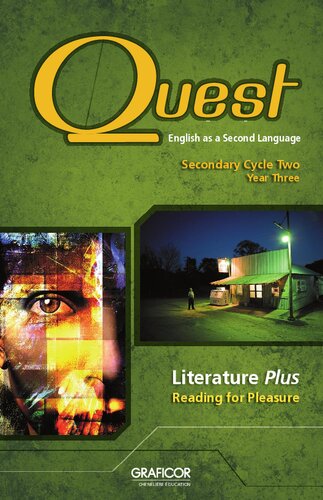 Quest English As A Second Language Secondary Cycle Two Year Three Literature Plus Reading For Pleasure Gillian Baxter