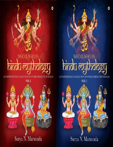 Who Is Who In Hindu Mythology A Comprehensive Collection Of Stories From The Puranas 2 Vol Set Surya N Maruvada