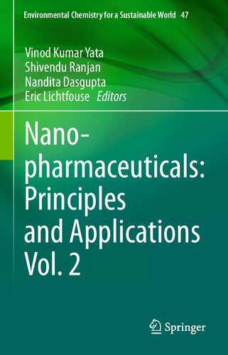 Nanopharmaceuticals Principles And Applications Volume 2 1st Edition Yata