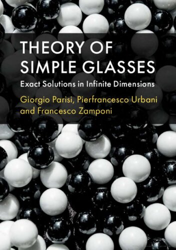 Theory Of Simple Glasses Exact Solutions In Infinite Dimensions 1st Edition Giorgio Parisi