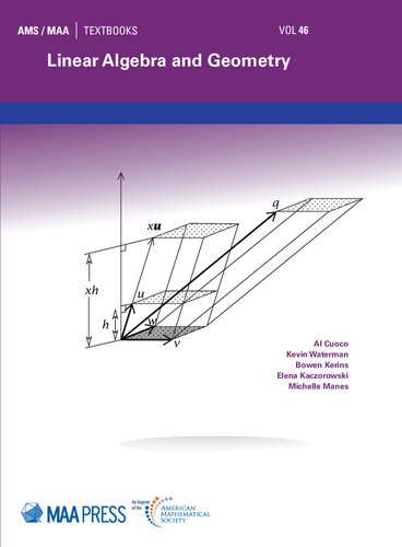 Linear Algebra And Geometry Amsmaa Textbooks Al Cuoco Kevin Waterman