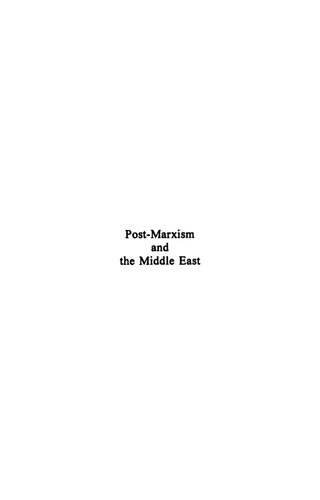 Postmarxism And The Middle East Faleh A Jabar