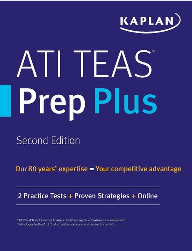 Ati Teas Prep Plus 2 Practice Tests Proven Strategies Excluded Online Resource Kaplan Test Prep Kindle Edition 2nd Edition Kaplan Nursing