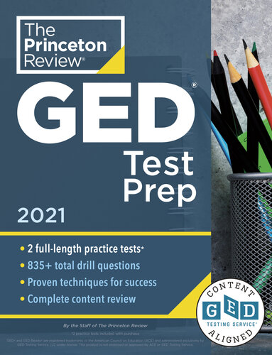 Princeton Review Ged Test Prep 2021 Practice Tests Review Techniques Online Features College Test Preparation The Princeton Review