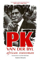 Pk Van Der Byl African Statesman Hannes Wessels