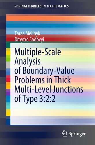 Multiplescale Analysis Of Boundaryvalue Problems In Thick Multilevel Junctions Of Type 322 Springerbriefs In Mathematics 1st Ed 2019 Taras Melnyk