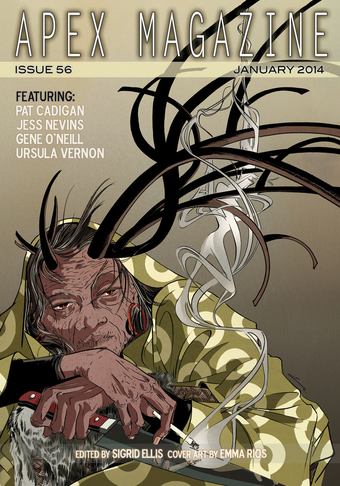 Apex Magazine 56 012014 1st Edition Sigrid Ellis Ursula Vernon