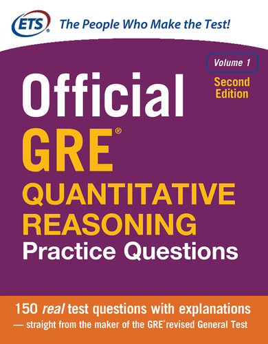 Official Gre Quantitative Reasoning Practice Questions Volume 1 Educational Testing Service