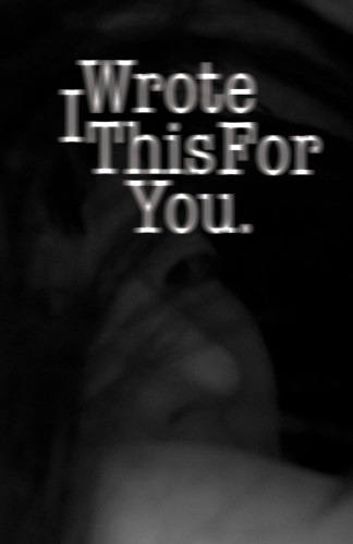 I Wrote This For You And Only You Jon Ellisthomas Iain S