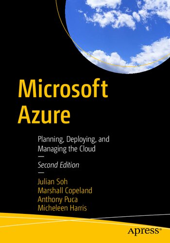 Microsoft Azure Planning Deploying And Managing The Cloud 2nd Edition Julian Soh