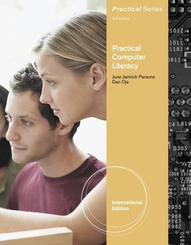 Practical Computer Literacy International Edition 3rd International June Jamrich Parsons