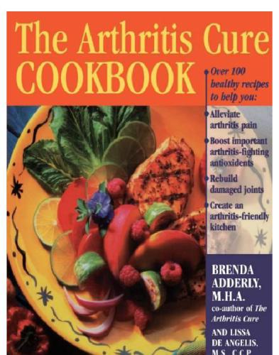 The Arthritis Cure Cookbook Brenda Adderly