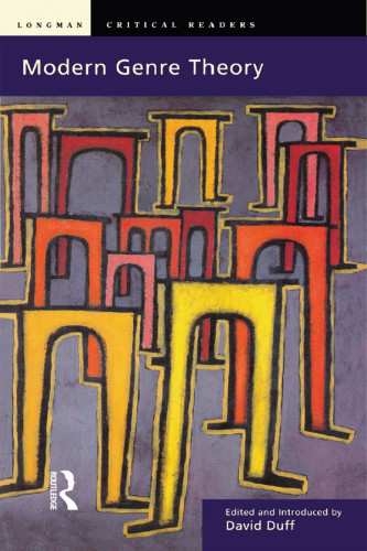 Modern Genre Theory Special Indian Edition Taylorfrancisbakhtin