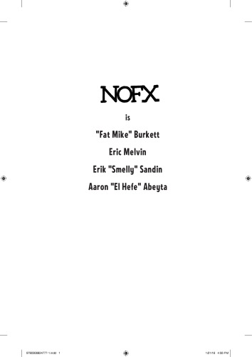 Nofx The Hepatitis Bathtub And Other Stories Nofxalulis Jeff