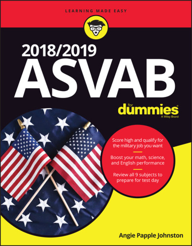 20182019 Asvab For Dummies Angie Papple Johnston