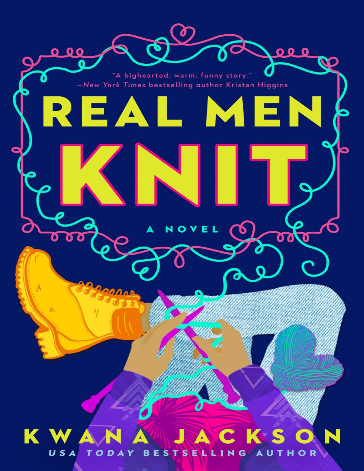 Real Men Knit Kwana Jackson