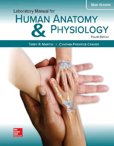 Laboratory Manual For Human Anatomy Physiology Main Version Fourth Terry R Martin Cynthia Prenticecraver